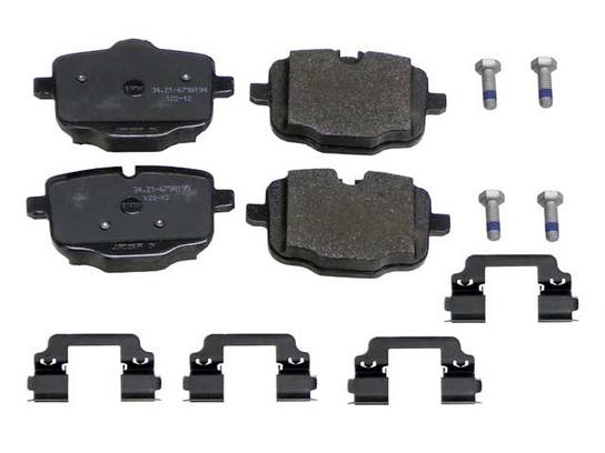 BMW Disc Brake Pad Set - Rear (Ceramic) (EURO) 34216857805 - Akebono Euro Ultra-Premium EUR1469